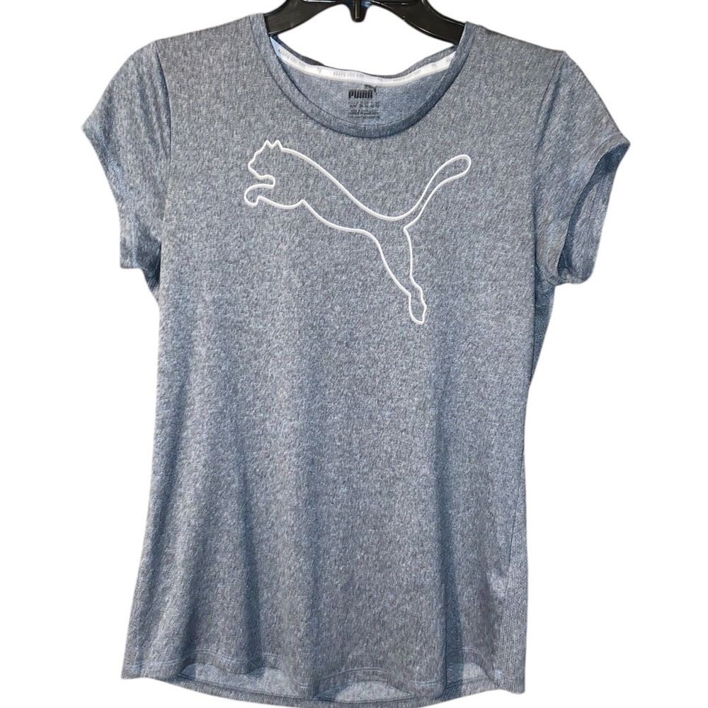 Puma Women's Blue Graphic Tee